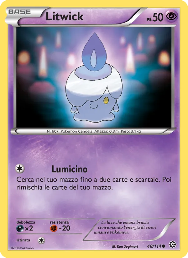 Carta Litwick dell'espansione Vapori Accesi, numero 48/114