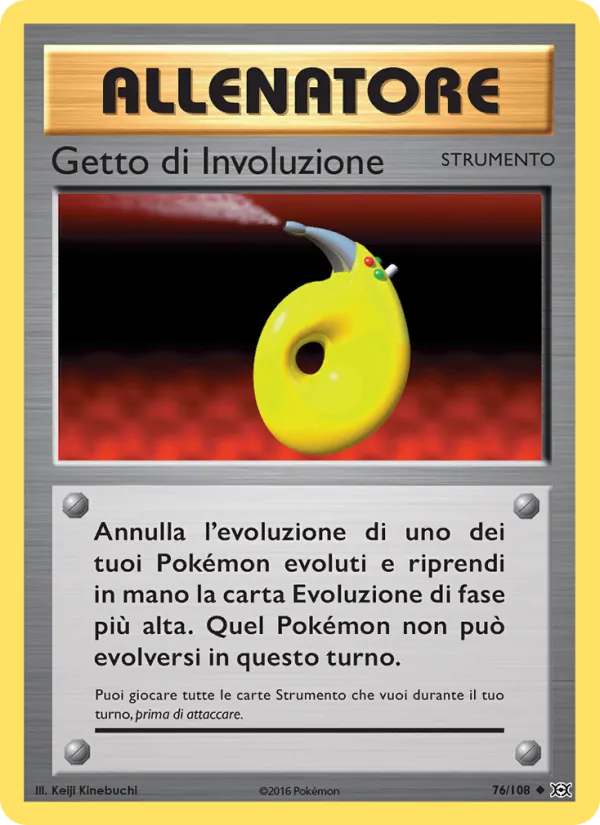 Carta Getto di Involuzione dell'espansione Evoluzioni, numero 76/108