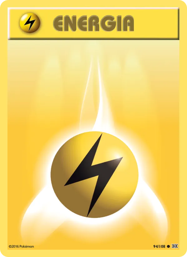 Carta Energia Lampo dell'espansione Evoluzioni, numero 94/108