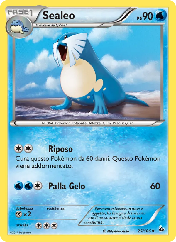 Carta Sealeo dell'espansione Fuoco Infernale, numero 25/106
