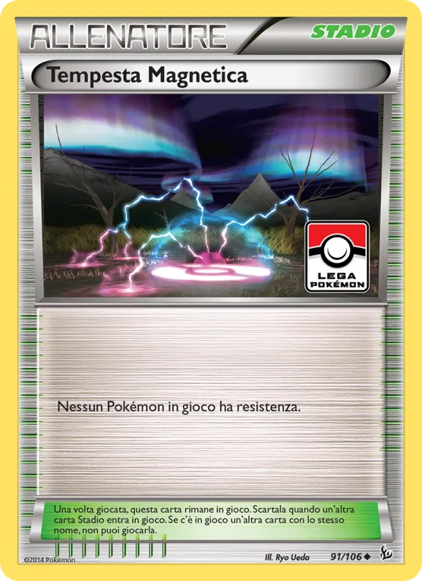 Carta Tempesta Magnetica dell'espansione Fuoco Infernale, numero 91/106