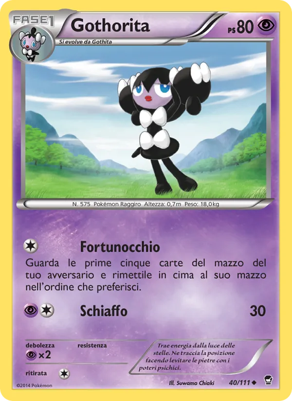 Carta Gothorita dell'espansione Colpi Furiosi, numero 40/111