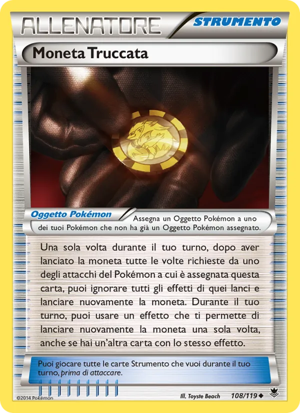 Carta Moneta Truccata dell'espansione Forze Spettrali, numero 108/119