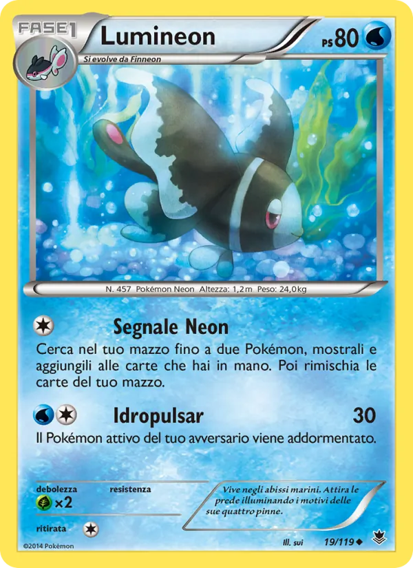 Carta Lumineon dell'espansione Forze Spettrali, numero 19/119