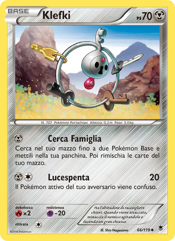 Carta Klefki dell'espansione Forze Spettrali, numero 66/119
