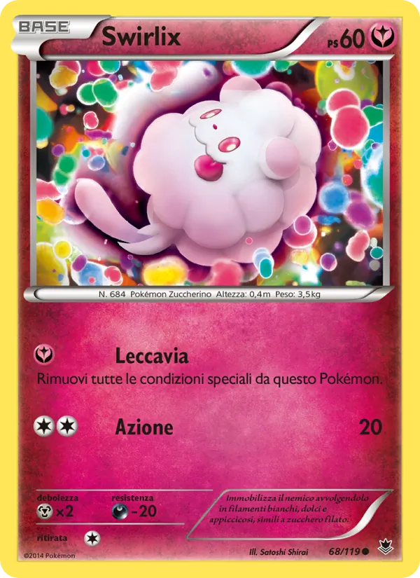 Carta Swirlix dell'espansione Forze Spettrali, numero 68/119