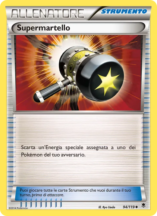 Carta Supermartello dell'espansione Forze Spettrali, numero 94/119