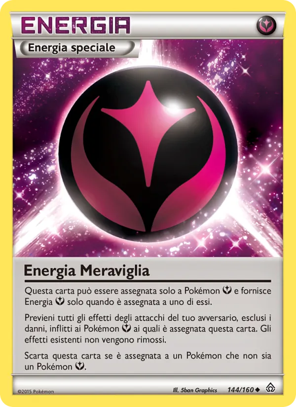 Carta Energia Meraviglia dell'espansione Scontro Primordiale, numero 144/160