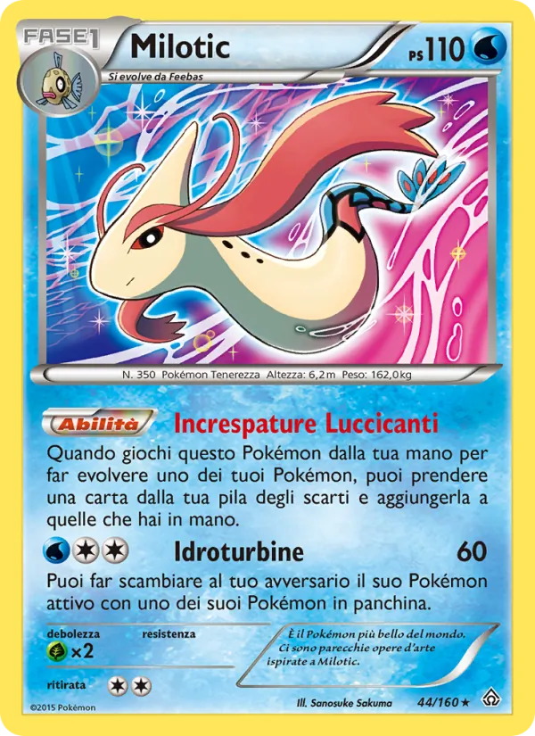 Carta Milotic dell'espansione Scontro Primordiale, numero 44/160