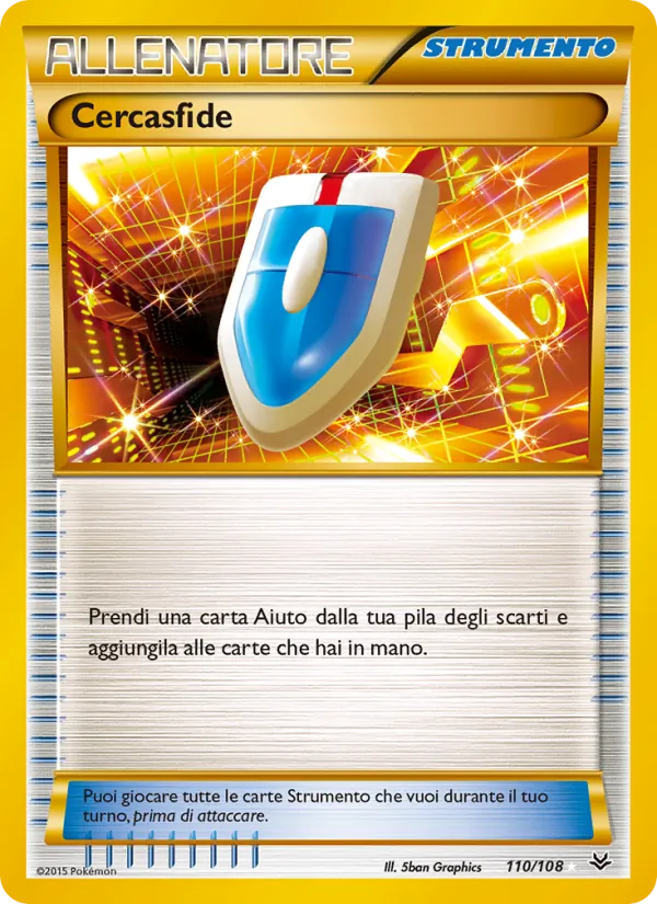 Carta Cercasfide dell'espansione Furie Volanti, numero 110/108