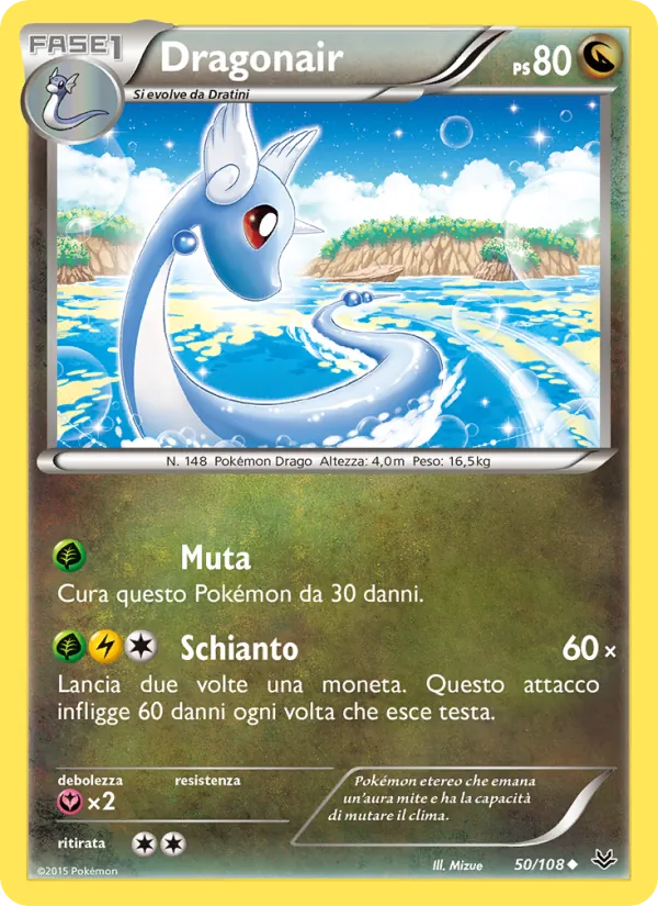 Carta Dragonair dell'espansione Furie Volanti, numero 50/108