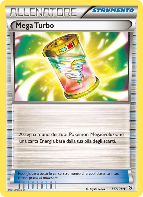Carta Mega Turbo dell'espansione Furie Volanti, numero 86/108