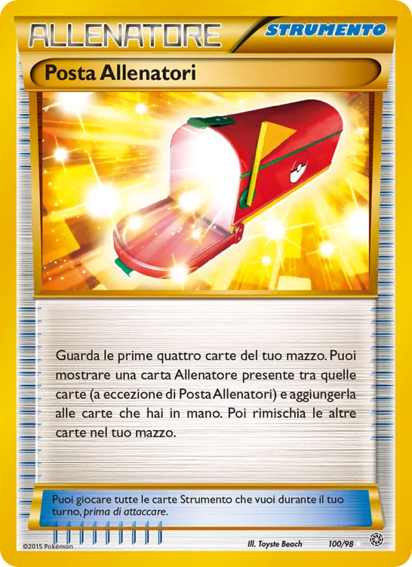 Carta Posta Allenatori dell'espansione Antiche Origini, numero 100/98