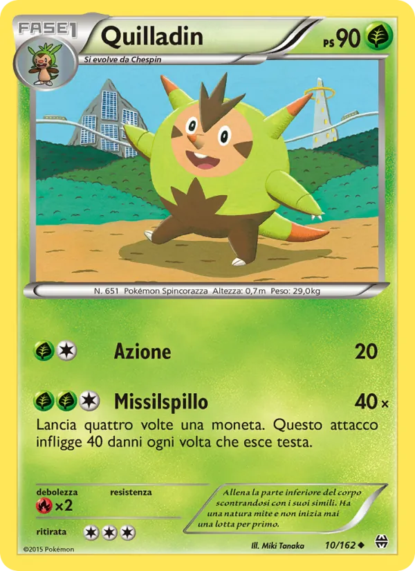 Carta Quilladin dell'espansione Turbo Blitz, numero 10/162