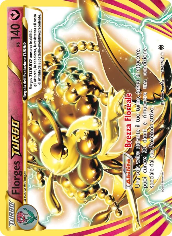 Carta Florges TURBO dell'espansione Turbo Blitz, numero 104/162