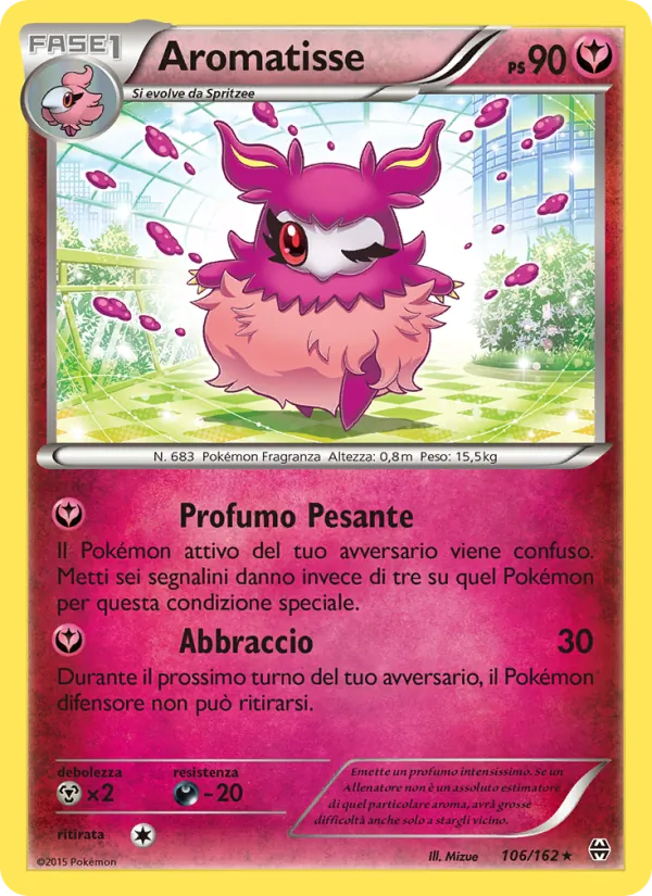 Carta Aromatisse dell'espansione Turbo Blitz, numero 106/162