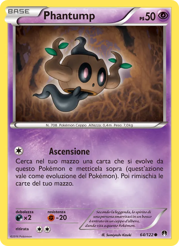 Carta Phantump dell'espansione Turbo Crash, numero 64/122