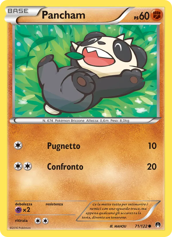 Carta Pancham dell'espansione Turbo Crash, numero 71/122