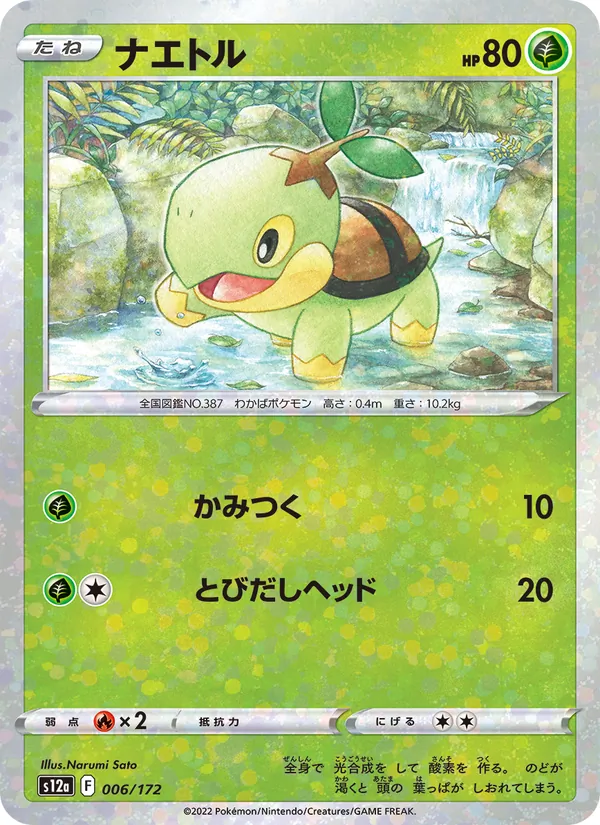 Kartu Turtwig dari VSTAR Universe, nomor 006/172