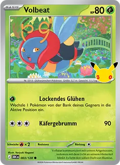 Karte Volbeat aus 30 Jahre, Nummer 003/128