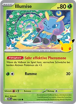 Karte Illumise aus 30 Jahre, Nummer 004/128