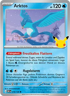 Karte Arktos aus 30 Jahre, Nummer 018/128