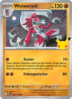 Karte Wolwerock aus 30 Jahre, Nummer 085/128