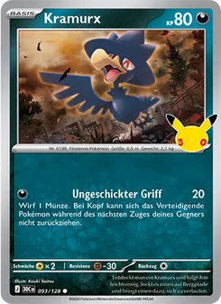 Karte Kramurx aus 30 Jahre, Nummer 093/128