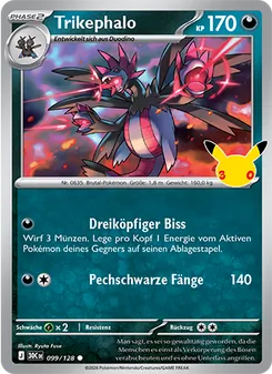Karte Trikephalo aus 30 Jahre, Nummer 099/128
