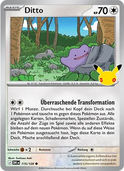 Karte Ditto aus 30 Jahre, Nummer 115/128