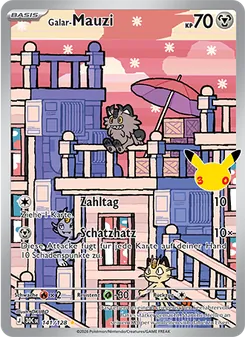 Karte Galar-Mauzi aus 30 Jahre, Nummer 141/128