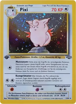 Karte Pixi aus Dschungel, Nummer 1/64