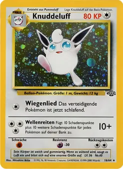 Karte Knuddeluff aus Dschungel, Nummer 16/64