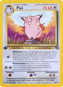 Karte Pixi aus Dschungel, Nummer 17/64