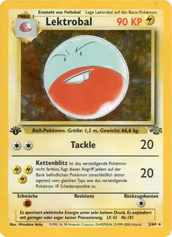 Karte Lektrobal aus Dschungel, Nummer 2/64