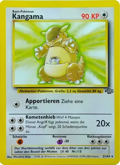 Karte Kangama aus Dschungel, Nummer 21/64