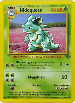 Karte Nidoqueen aus Dschungel, Nummer 23/64