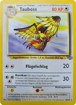 Karte Tauboss aus Dschungel, Nummer 24/64