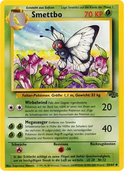 Karte Smettbo aus Dschungel, Nummer 33/64