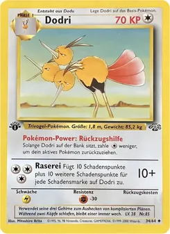 Karte Dodri aus Dschungel, Nummer 34/64
