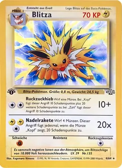 Karte Blitza aus Dschungel, Nummer 4/64