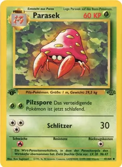 Karte Parasek aus Dschungel, Nummer 41/64