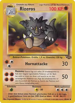 Karte Rizeros aus Dschungel, Nummer 45/64