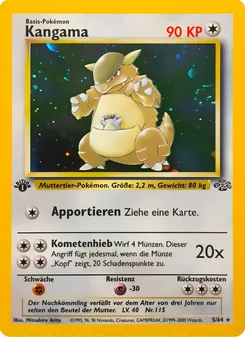 Karte Kangama aus Dschungel, Nummer 5/64