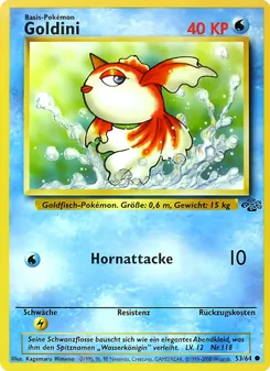 Karte Goldini aus Dschungel, Nummer 53/64