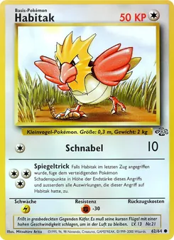Karte Habitak aus Dschungel, Nummer 62/64