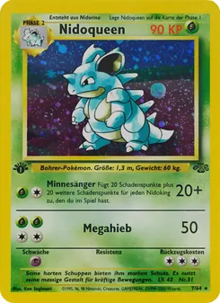 Karte Nidoqueen aus Dschungel, Nummer 7/64