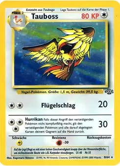 Karte Tauboss aus Dschungel, Nummer 8/64