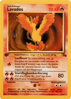 Karte Lavados aus Fossil, Nummer 12/62