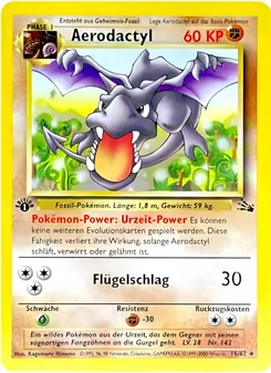 Karte Aerodactyl aus Fossil, Nummer 16/62